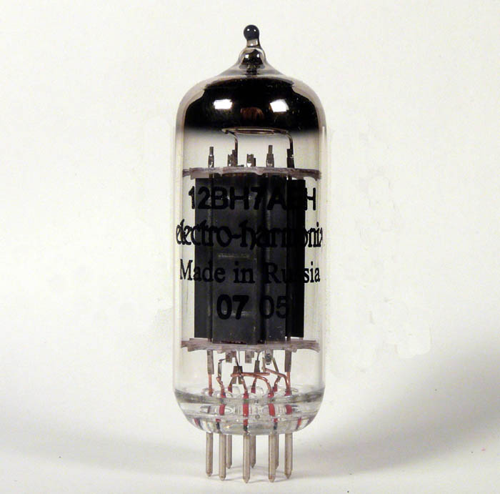 Dual triode 12BH7A vacuum electron tube long plate many brands STRONG 
