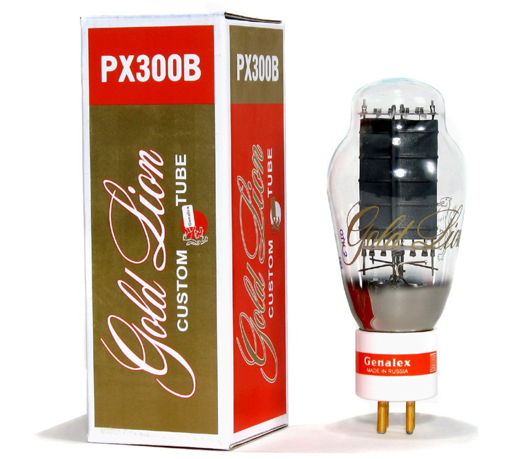 PX300B 2 New Genalex Reissue Current Matched Pair 300B GOLD PIN Vacuum Tubes 