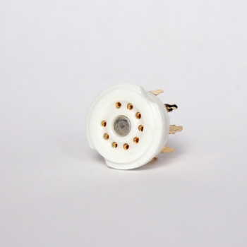 9PINPCG 9 Pin Gold Plated Miniature Tube Socket