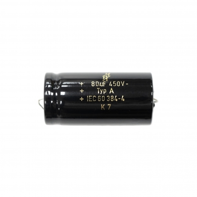 80uF/500V F&amp;T Axial Lead Capacitor (RoHS)