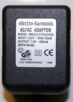 7.5V / 400mA European Power Adaptor