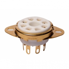 Chassis Mount Gold Plated Tube Sockets