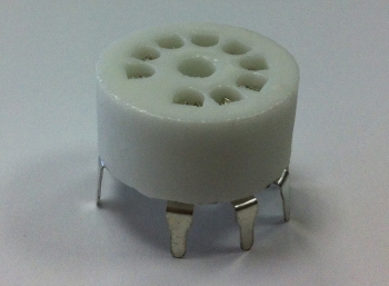 9PINPC3 9 Pin Porcelain Tube Socket