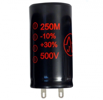 250Uf/500V JJ Electronic Radial Capacitor (RoHS)