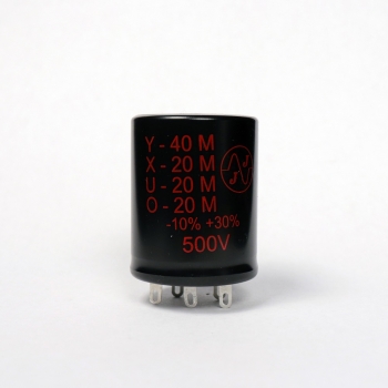 40+3X20Uf/500V JJ Electronic Radial Capacitor (RoHS)
