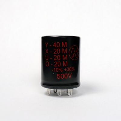 40+3X20Uf/500V JJ Electronic Radial Capacitor (RoHS)